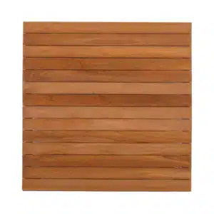 Teakhouten tafelblad vierkant