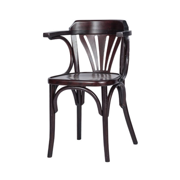 Armstoel Kees noten 600x600 - Restaurantstoelen en Fauteuils