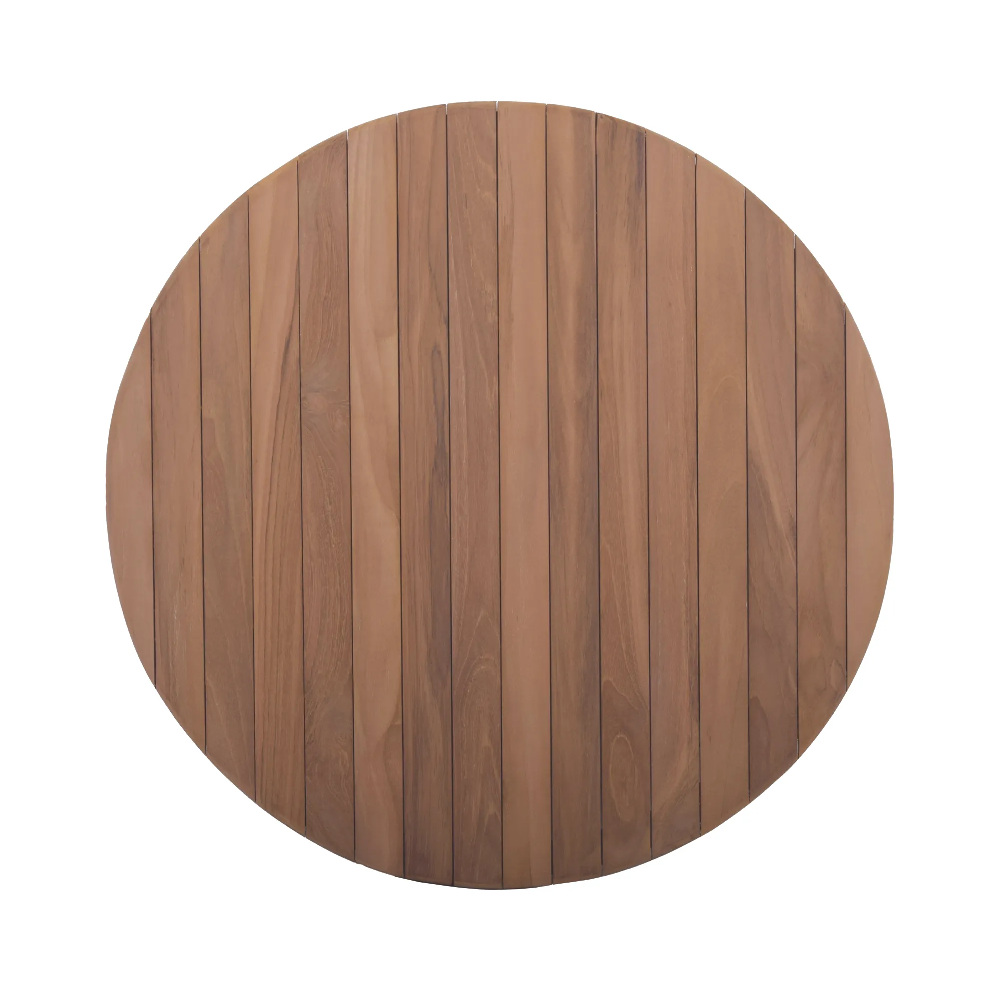 Tafelblad teakhout rond Terrastafel Teakhout Ø120 cm