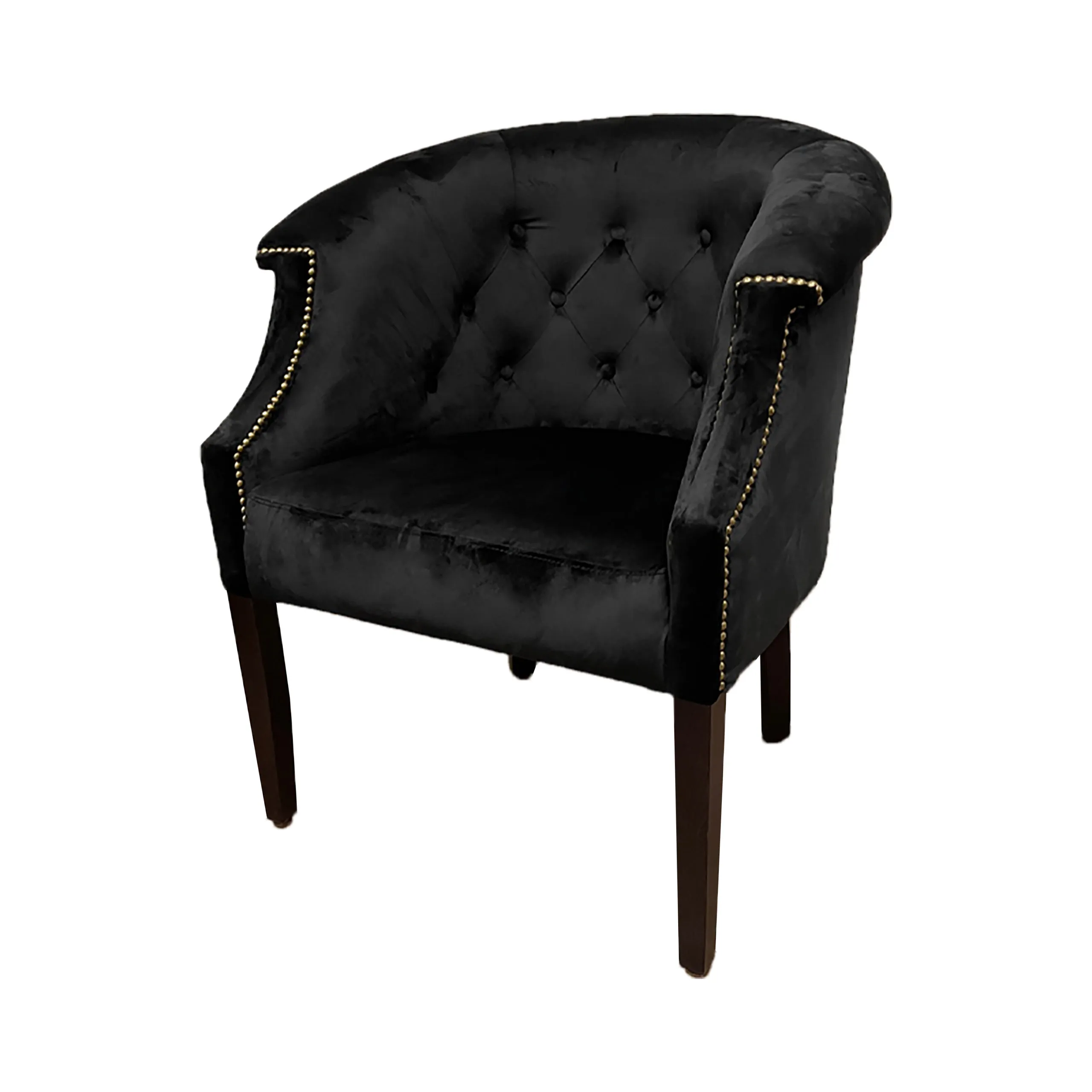 horeca stoel Queen met siernagels Fauteuil Queen Amsterdam