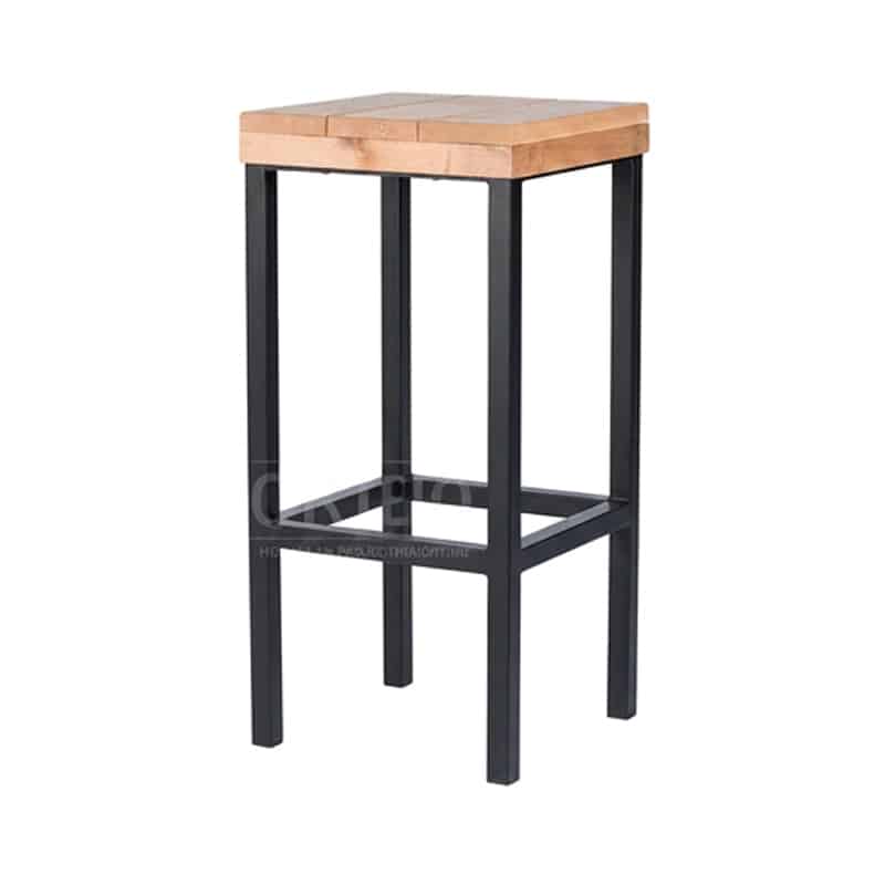 Barkruk Cesar hout