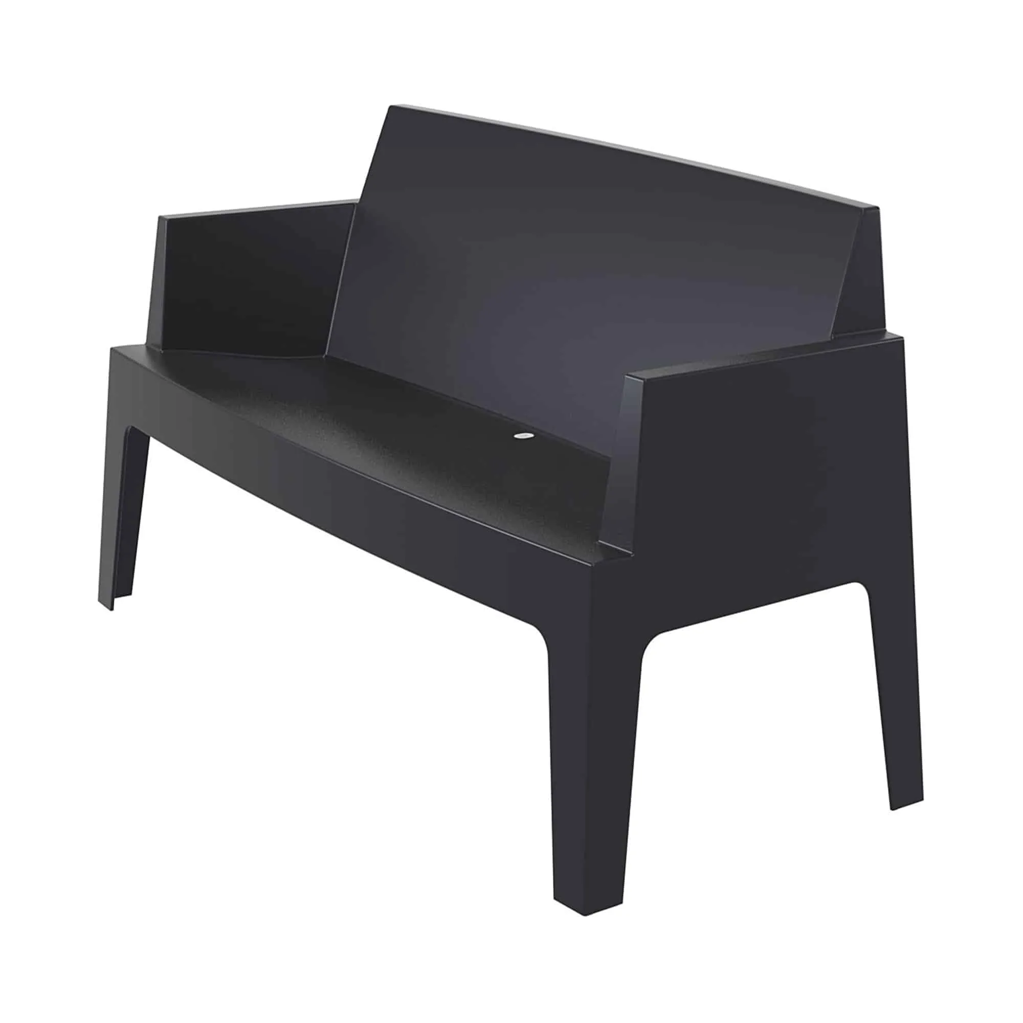 Outdoorbank Box zwart Outdoorbank Box zwart