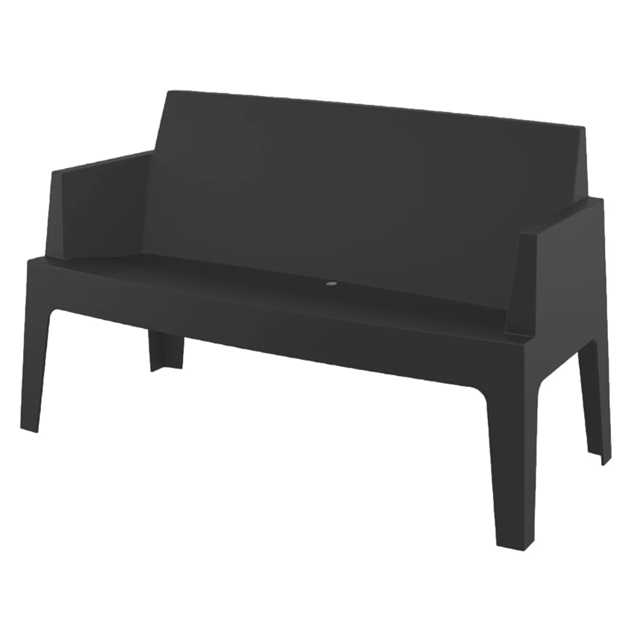 Outdoorbank Box zwart Outdoorbank Box zwart