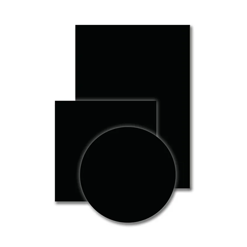 T011 Zwart Melamineblad T011 Zwart-Perl