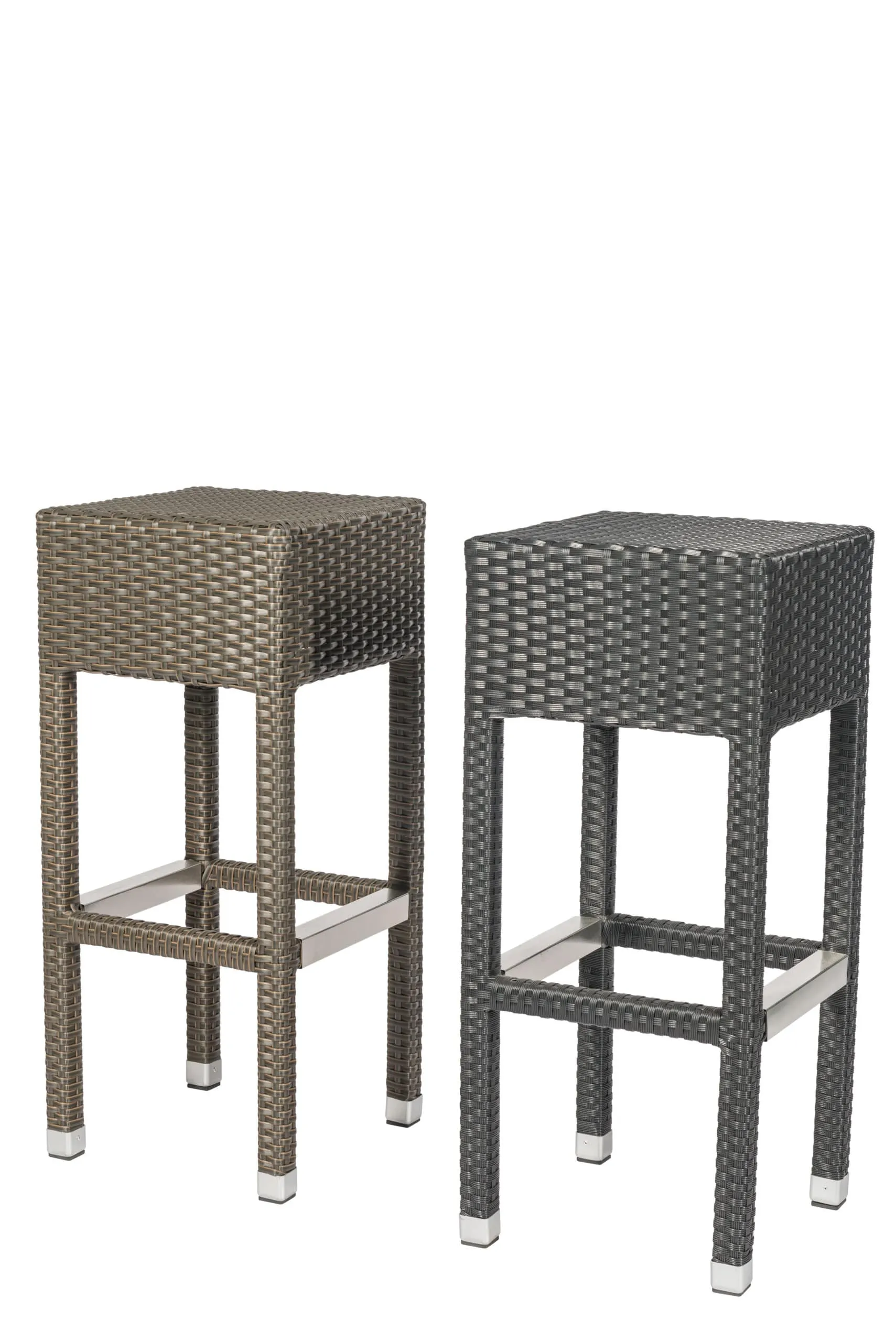 barkruk rimini burned brown en black string Barkruk Rimini Zwart