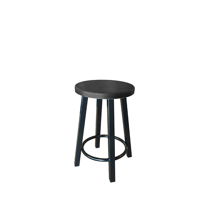 204h laag zwart Barkruk 204H laag zwart