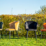 Stoel Richmond velvet roestbruin