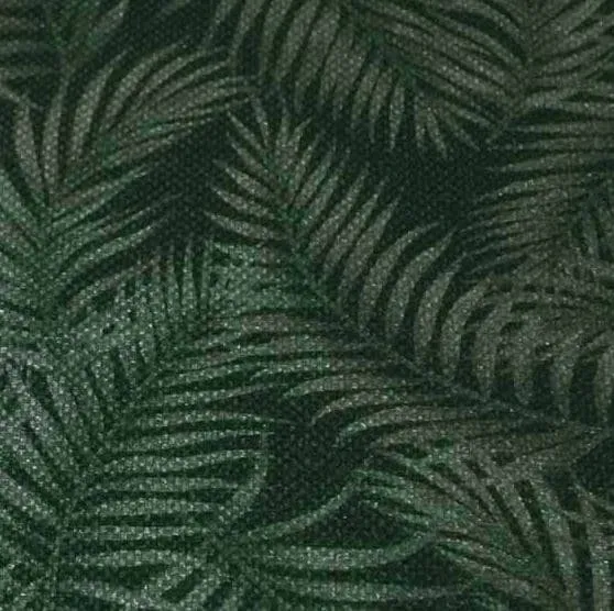 Ella 17064 Palm bottle Stoel Richmond goudbruin met print