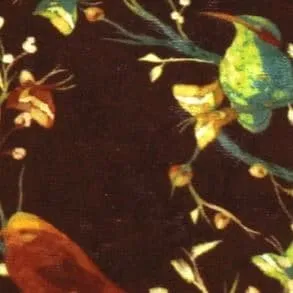 Ice velvet 17105 prune Barkruk 204PL met print