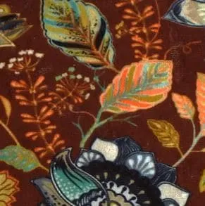 Ice velvet 17106 Bali bordeaux Barkruk 204PL met print