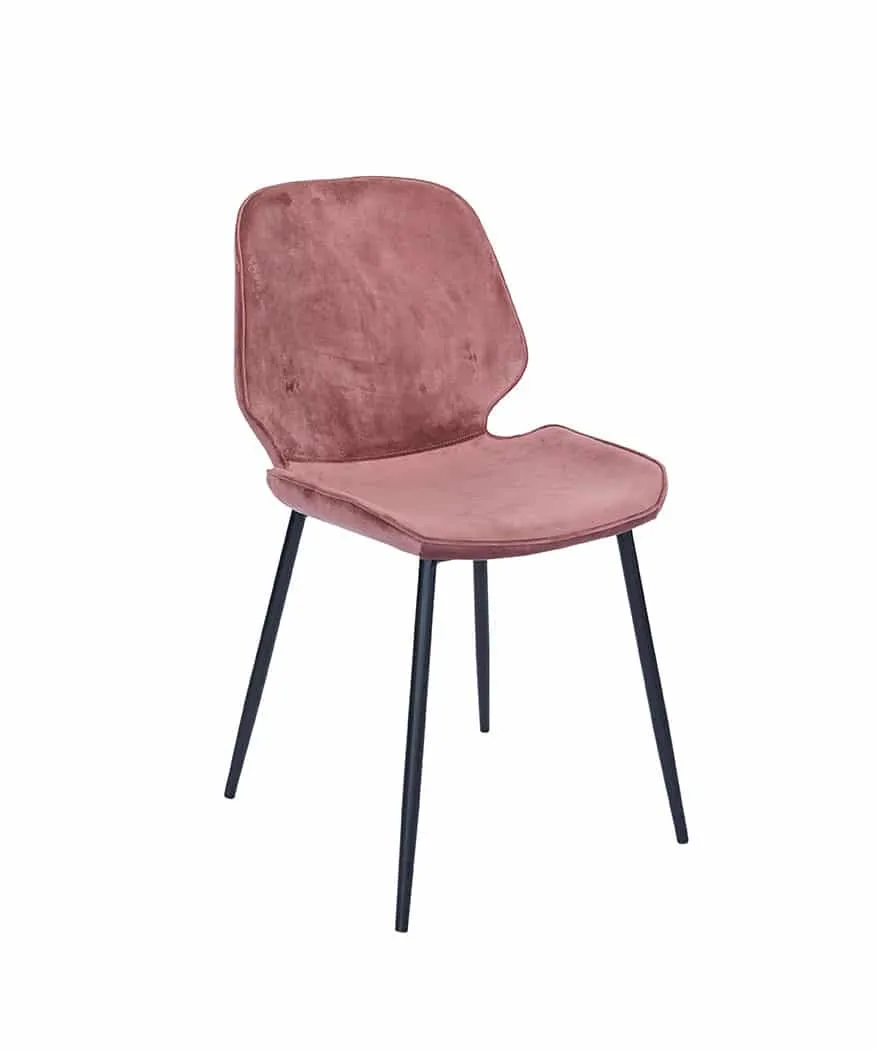 b Stoel Ocean Velvet oud roze