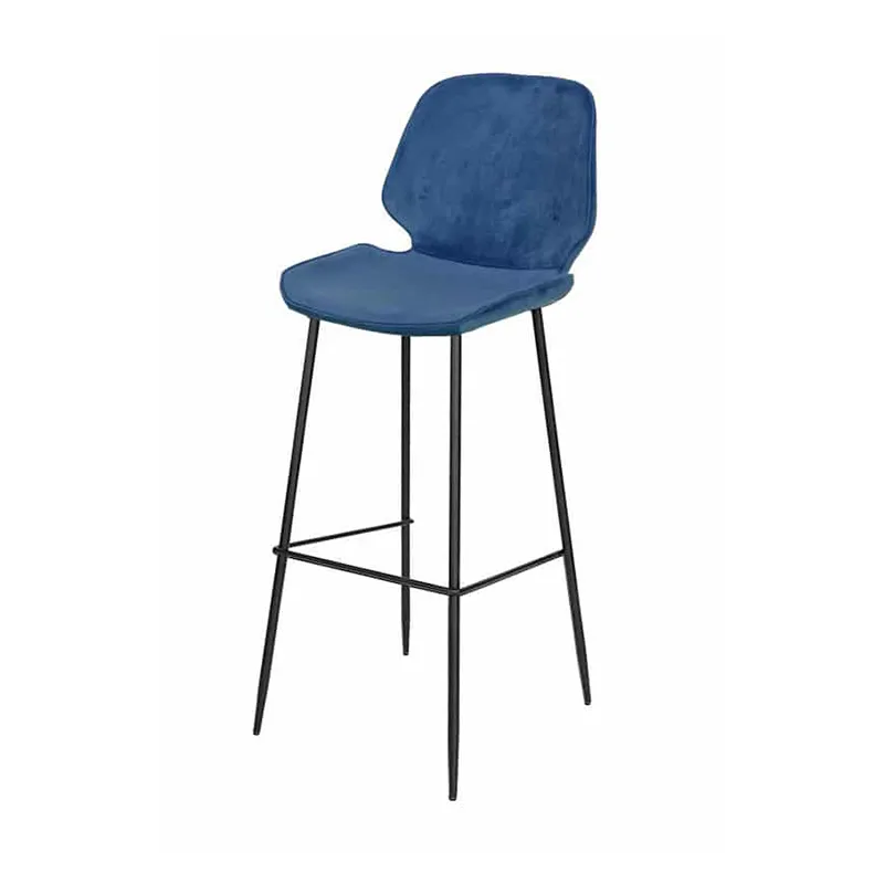 barkruk ocean blauw Barkruk Ocean Velvet blauw