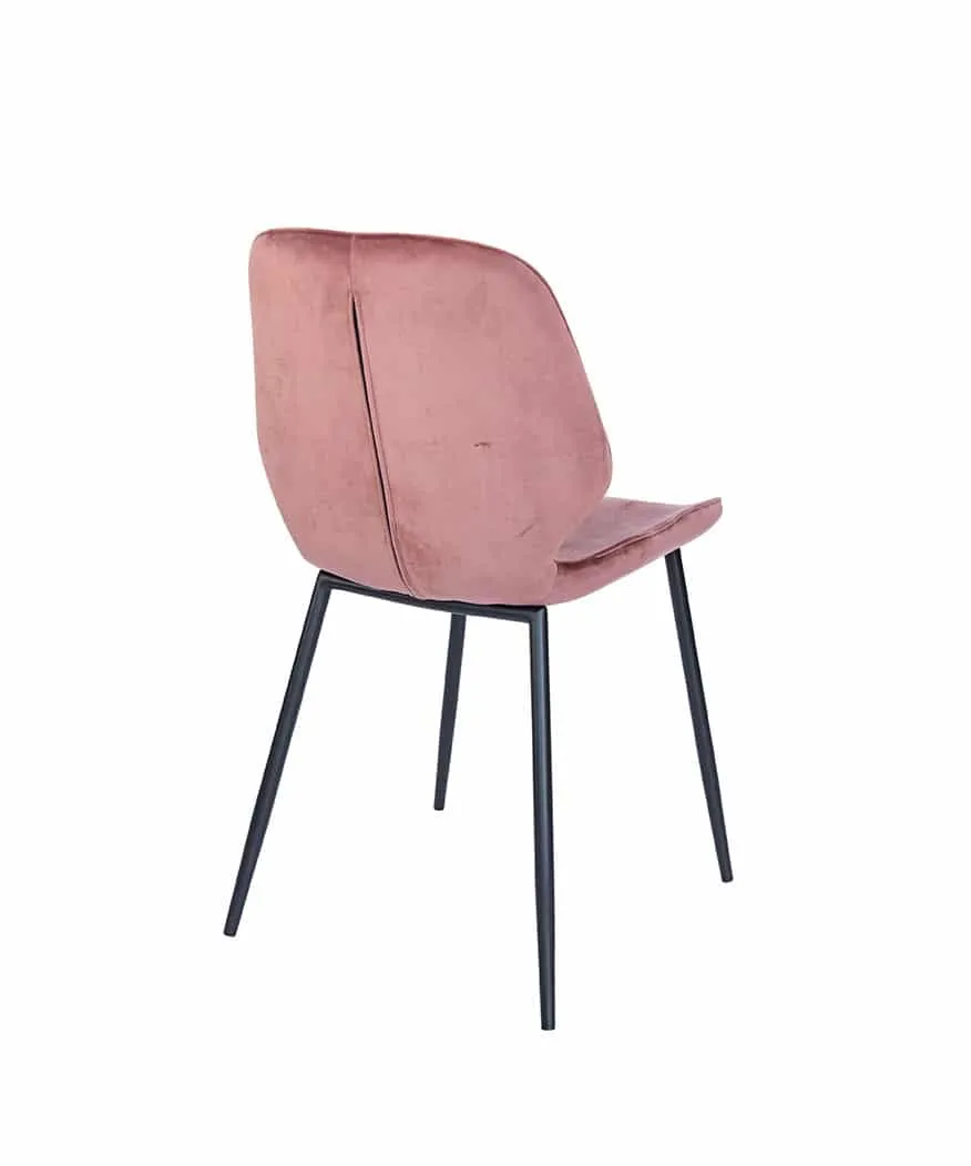 e Stoel Ocean Velvet oud roze