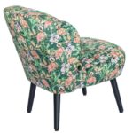 Fauteuil Sascha met print