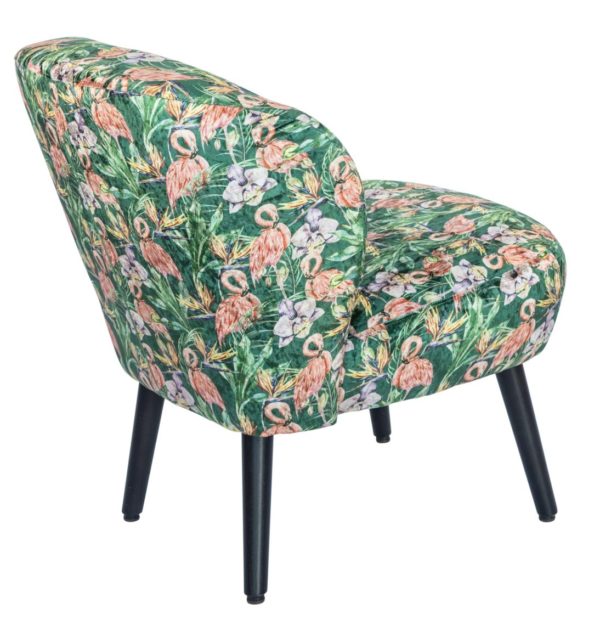 Fauteuil Sascha met print