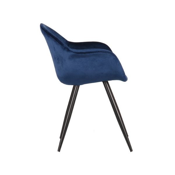 Stoel Floris Velvet blauw