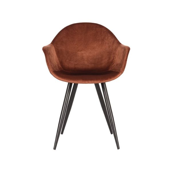 Stoel Floris Velvet roest