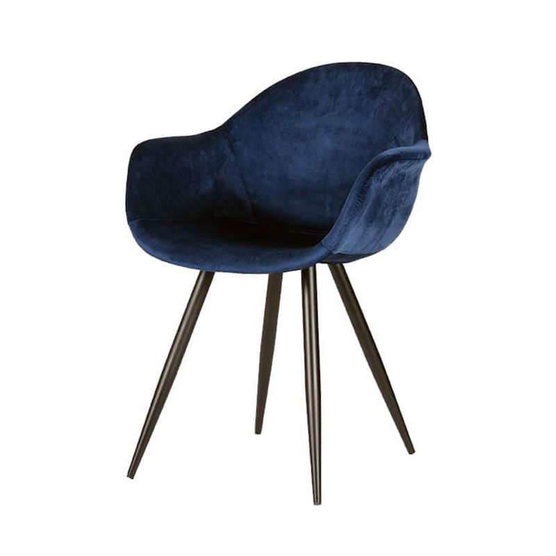 Stoel Floris Velvet blauw