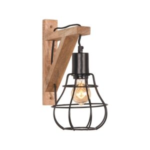 wandlamp_drop_naturel_mangohout_17x34x40_cm_perspectief_aan Wandlamp Drop zwart metaal