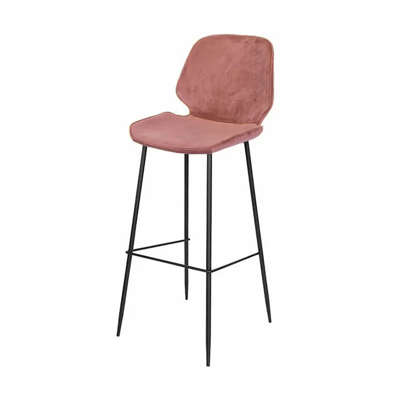 Barkruk Ocean oud roze Barkruk Ocean Velvet oud roze