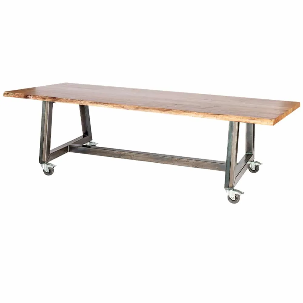 Boom tafel met wielen Tafel Boom wielen