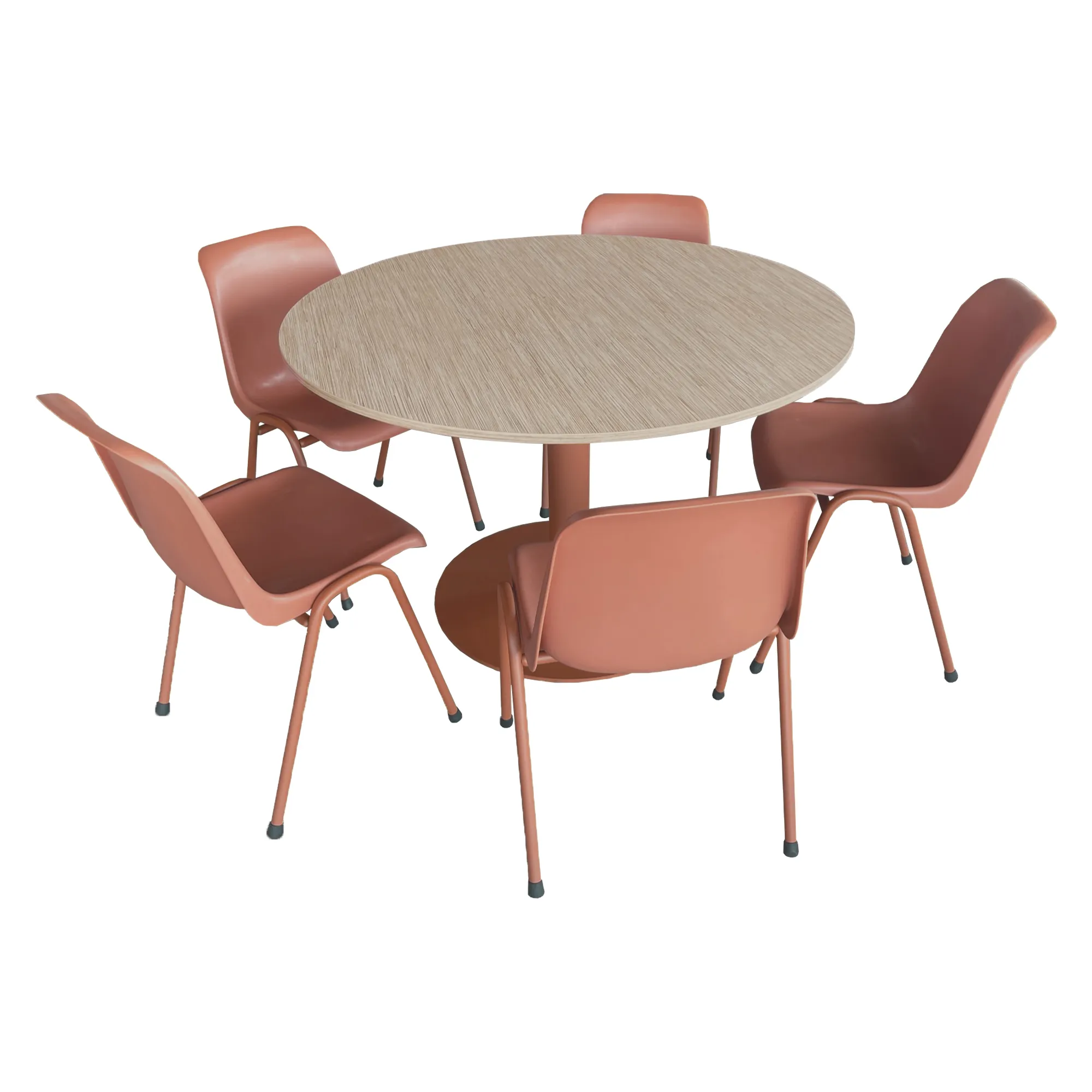 Dinertafelset Ton sur Ton roze Dinertafel Ton sur Ton