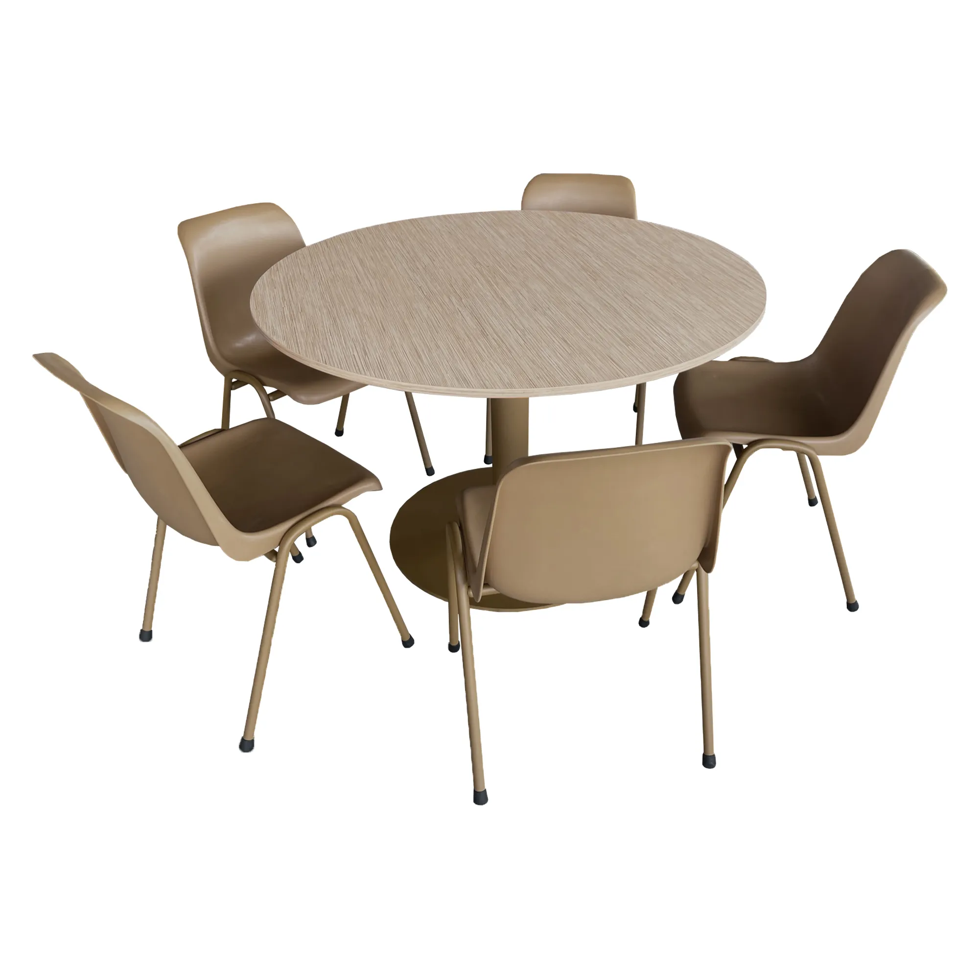 Dinertafelset Ton sur Ton taupe Dinertafel Ton sur Ton