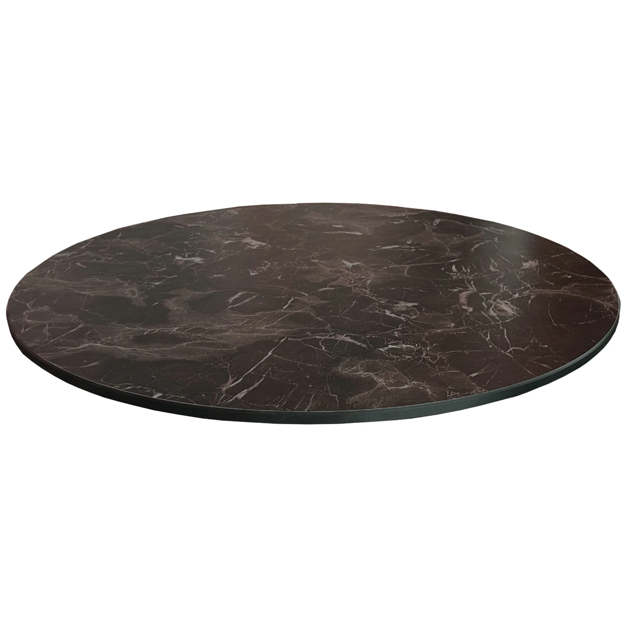 Compact tafelblad Brown Marble rond Compact tafelblad 5658 Brown Marble