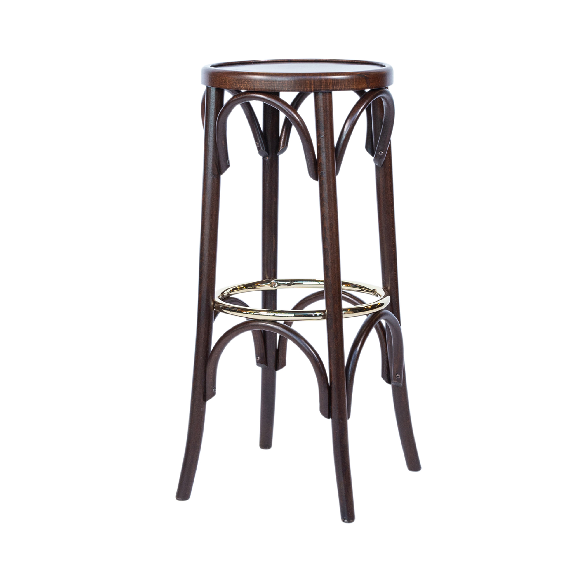 Barkruk Weener met messing ring