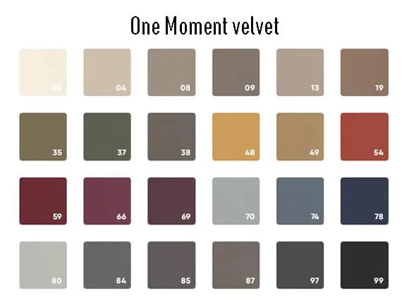 One Moment velvet Armstoel Nina gecapitonneerd