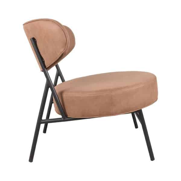 Fauteuil Zack cognac