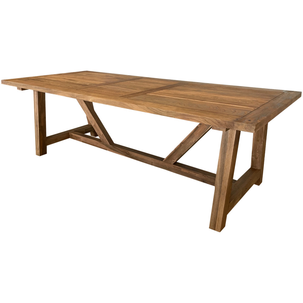 Teakhouten tafel Lincoln 1000x1000 - Summer Sale