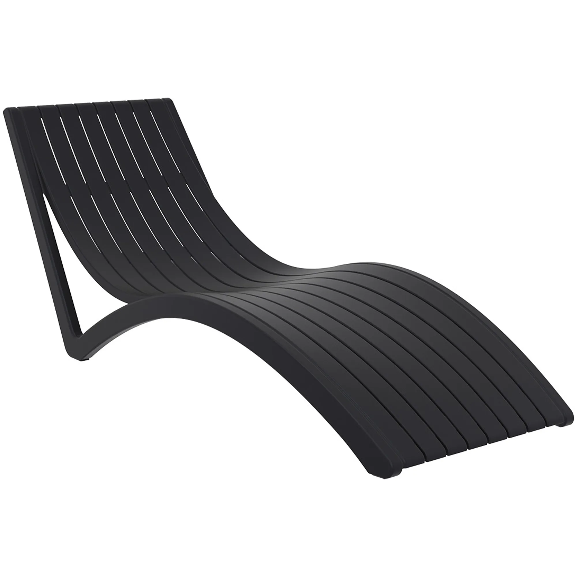 Sunlounger Slim zwart Sunlounger Slim zwart