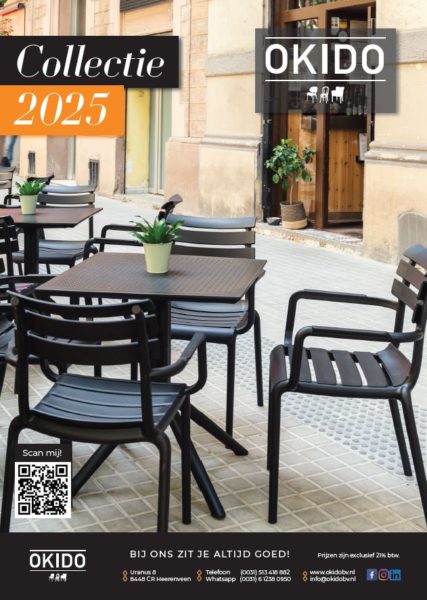 folder 2025 voorkant 427x600 - Horeca interieur en inrichting