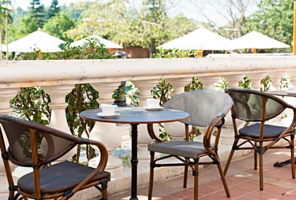 Terrasstoel San Marino beige gemêleerd