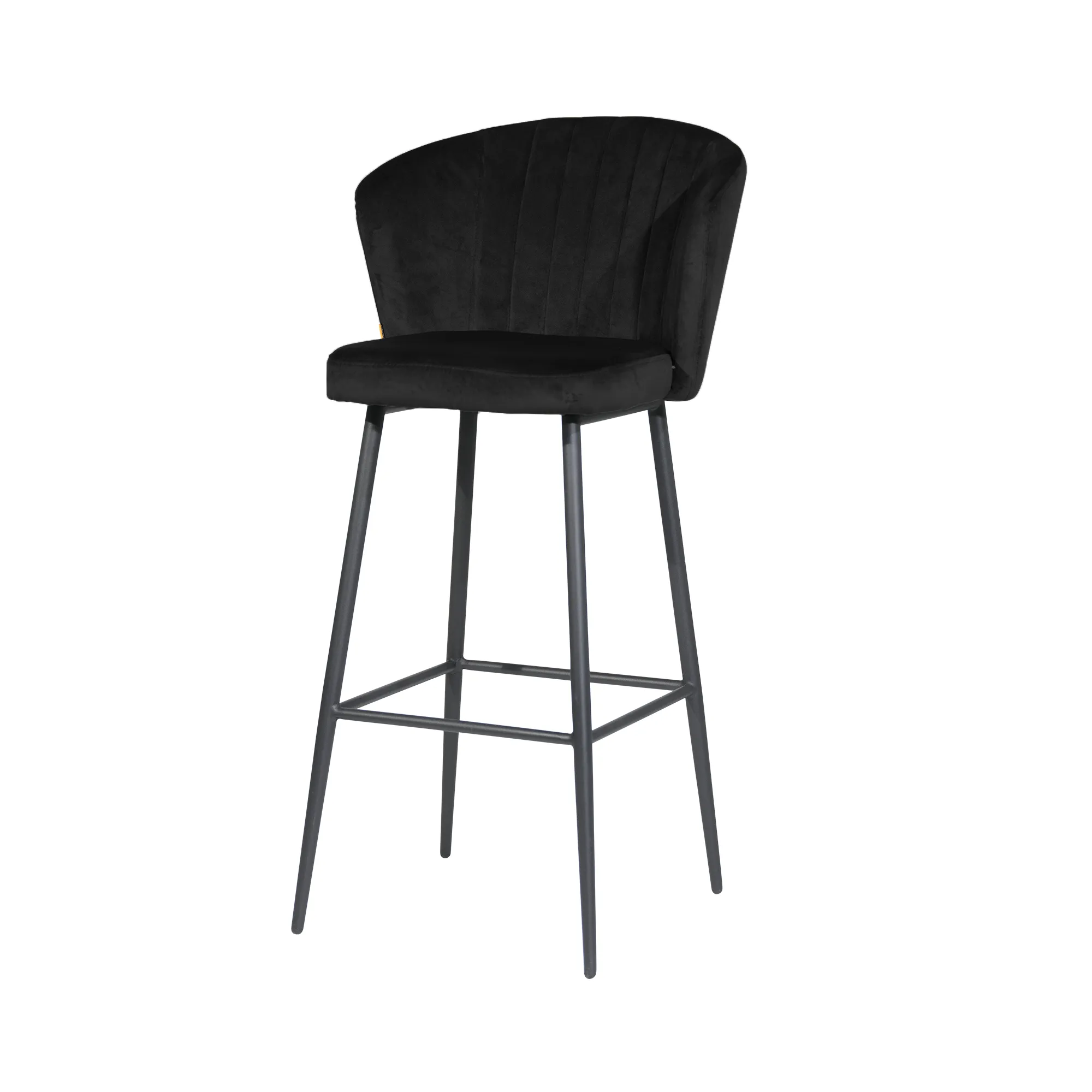 Barkruk Richmond velvet zwart Barkruk Richmond velvet zwart