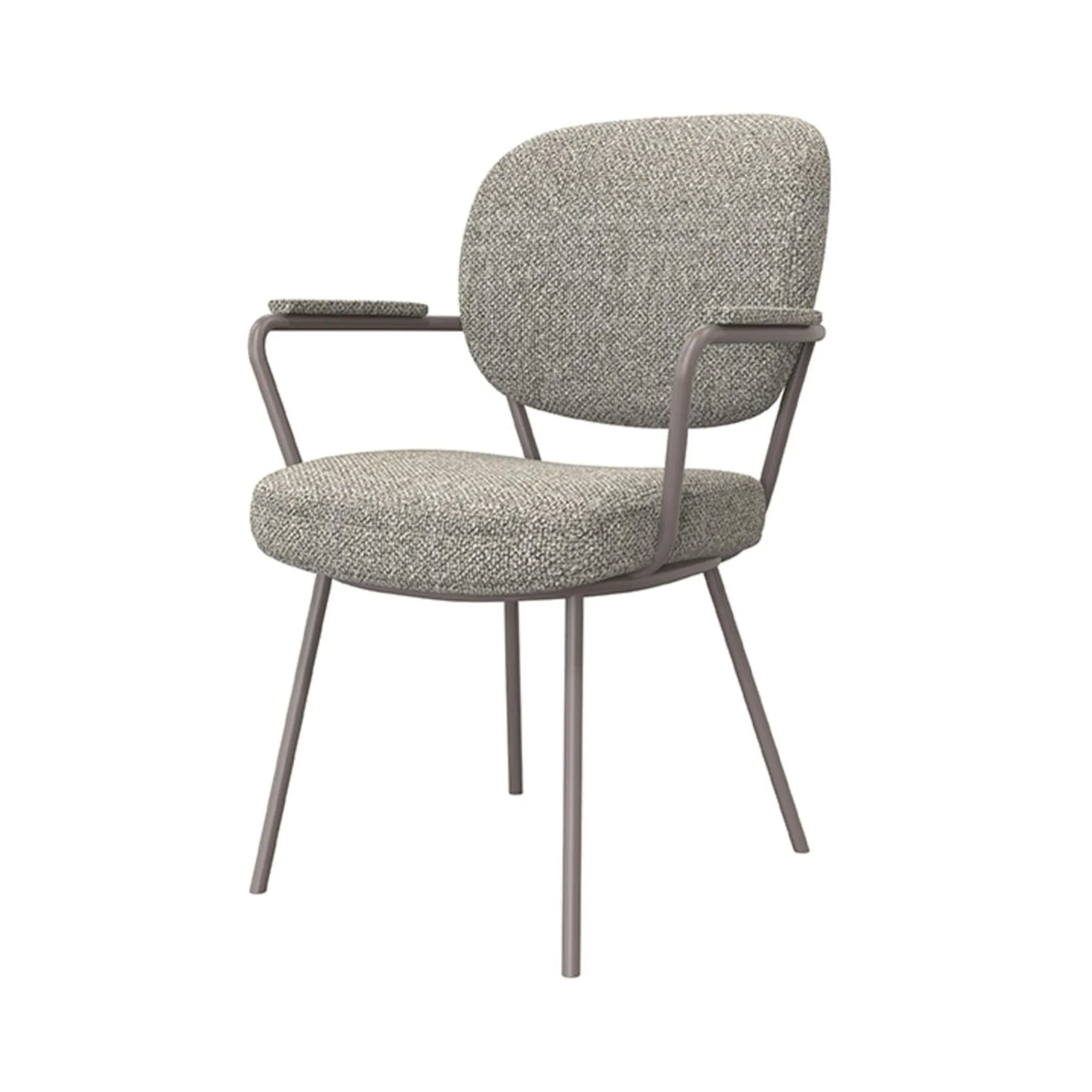Armstoel Laura mushroom Armstoel Laura mushroom bouclé