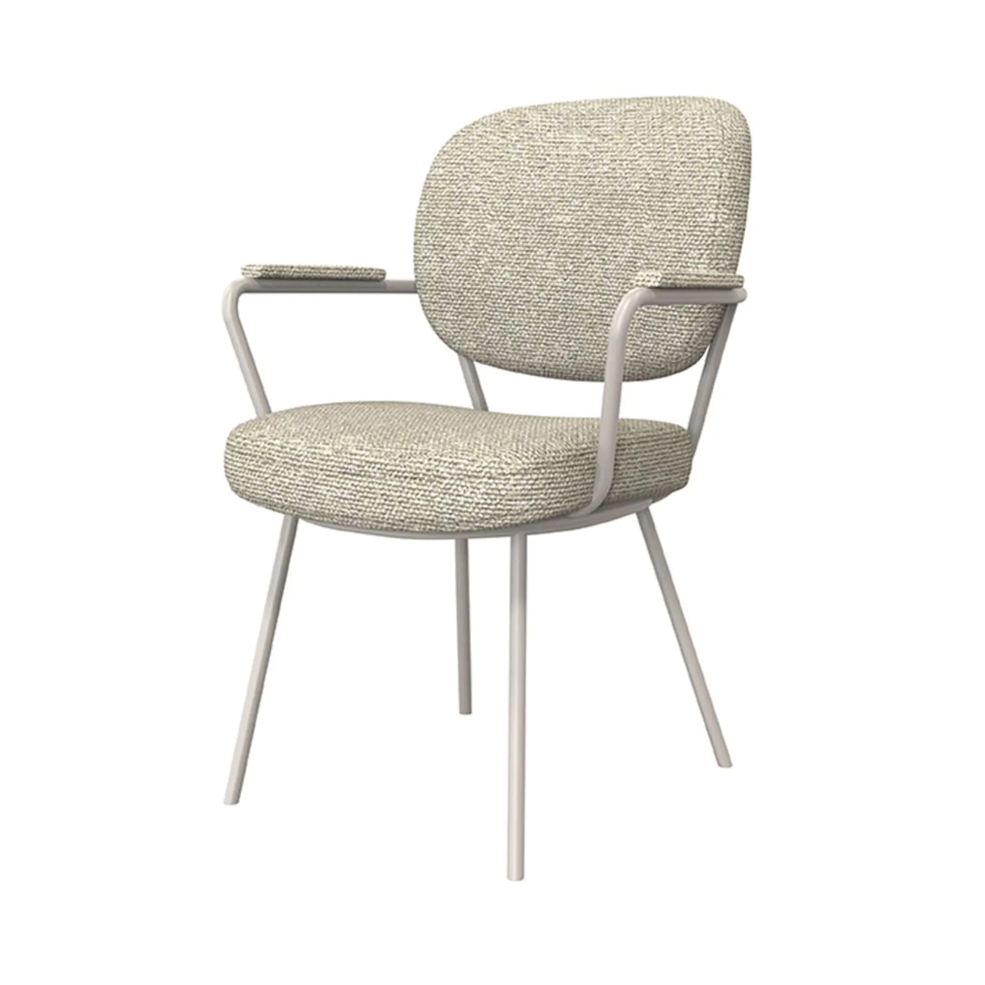 Armstoel Laura naturel Armstoel Laura naturel bouclé