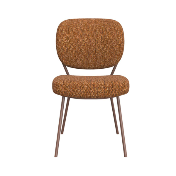 Stoel Laura coral bouclé