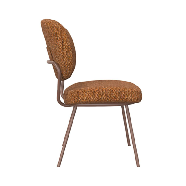Stoel Laura coral bouclé