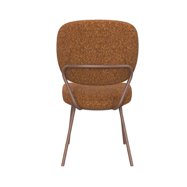 Stoel Laura coral bouclé