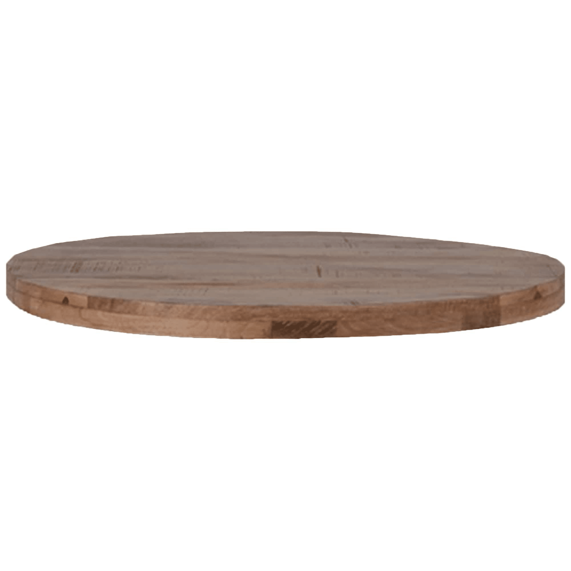 Tafelblad mangohout Espresso rond 120 cm