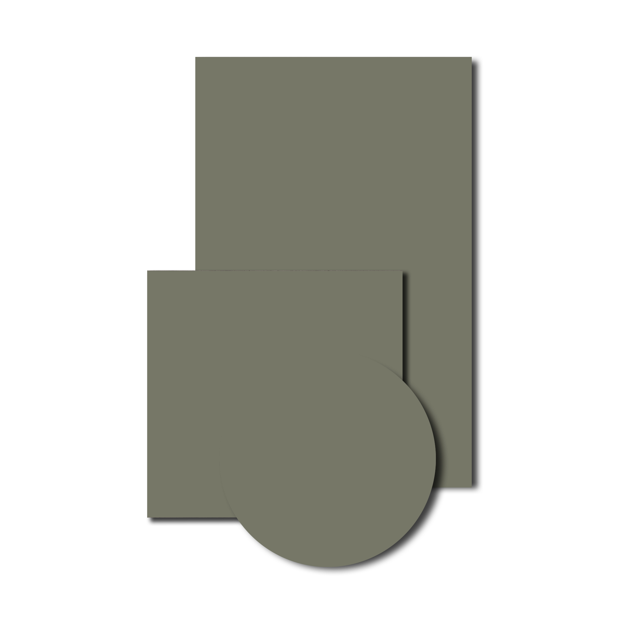 Melamine tafelblad Army Green Melamineblad U19522 Army Green