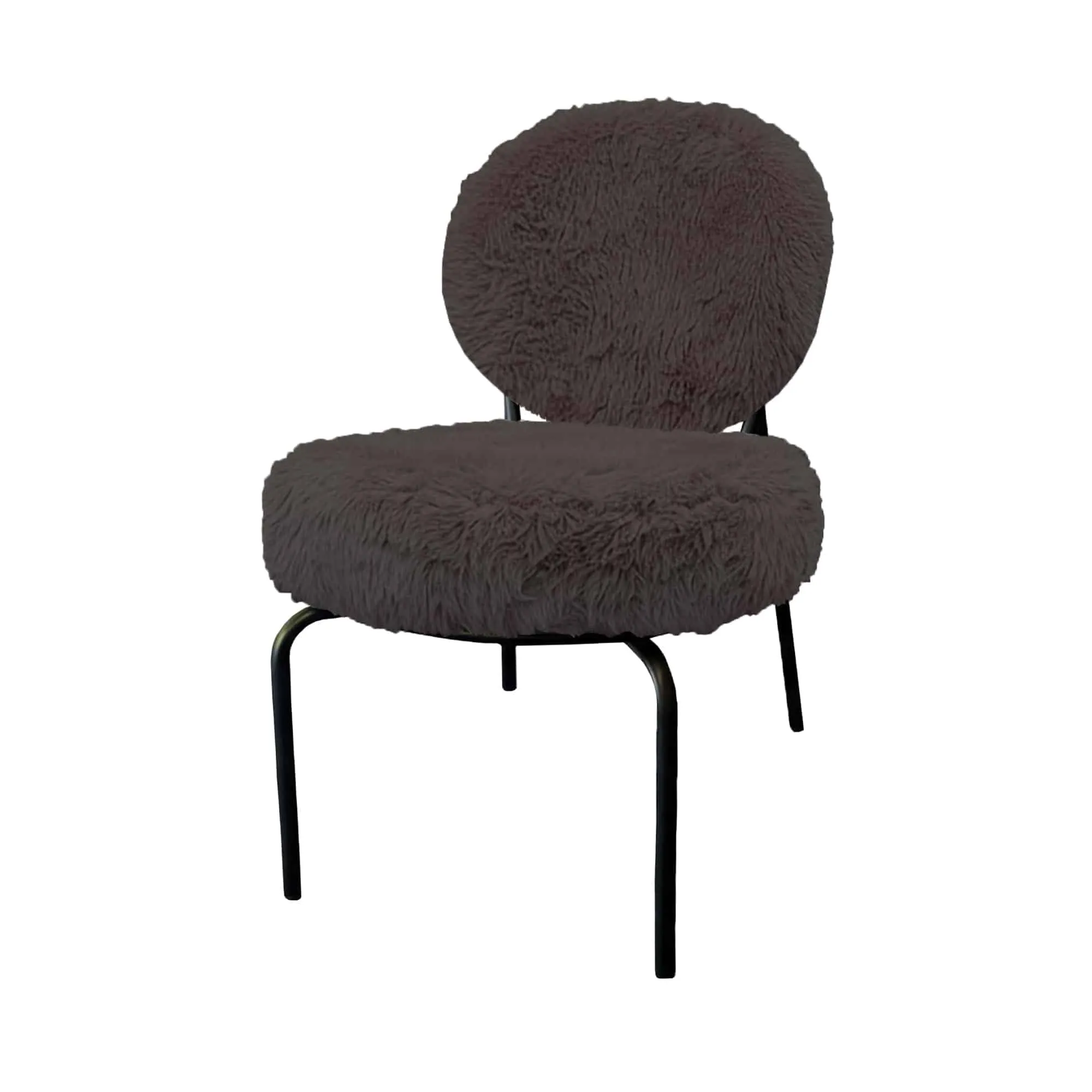 Fauteuil Jovan donkerbruin