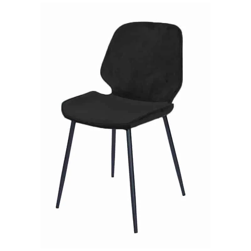 Stoel Ocean velvet zwart Stoel Ocean Velvet zwart