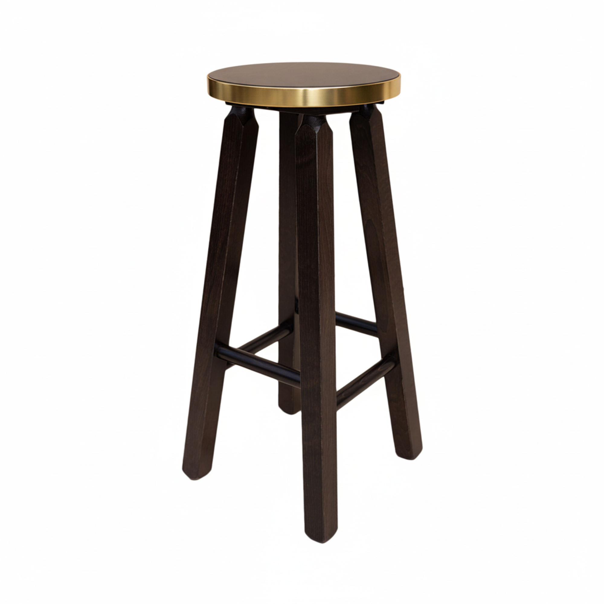 Barkruk Oude ijssel messing