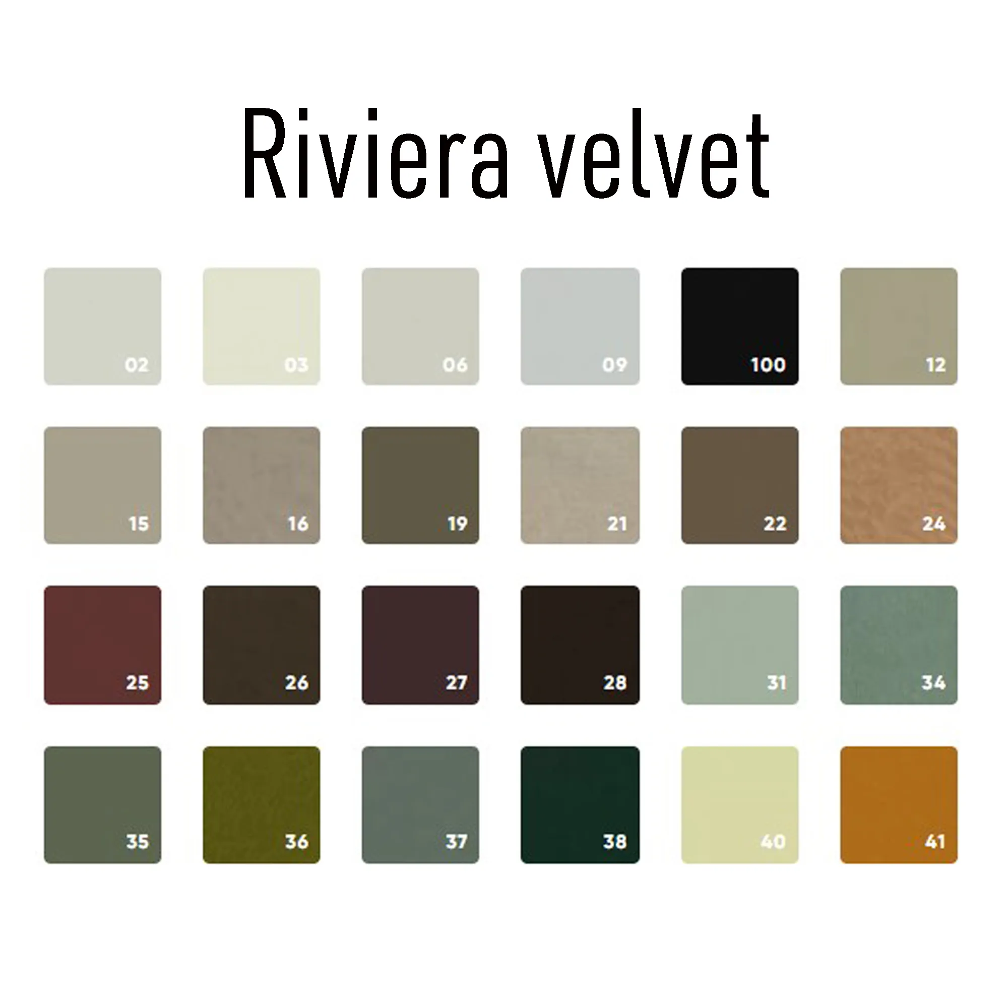 riviera 1 Bank Nena gecapitonneerd