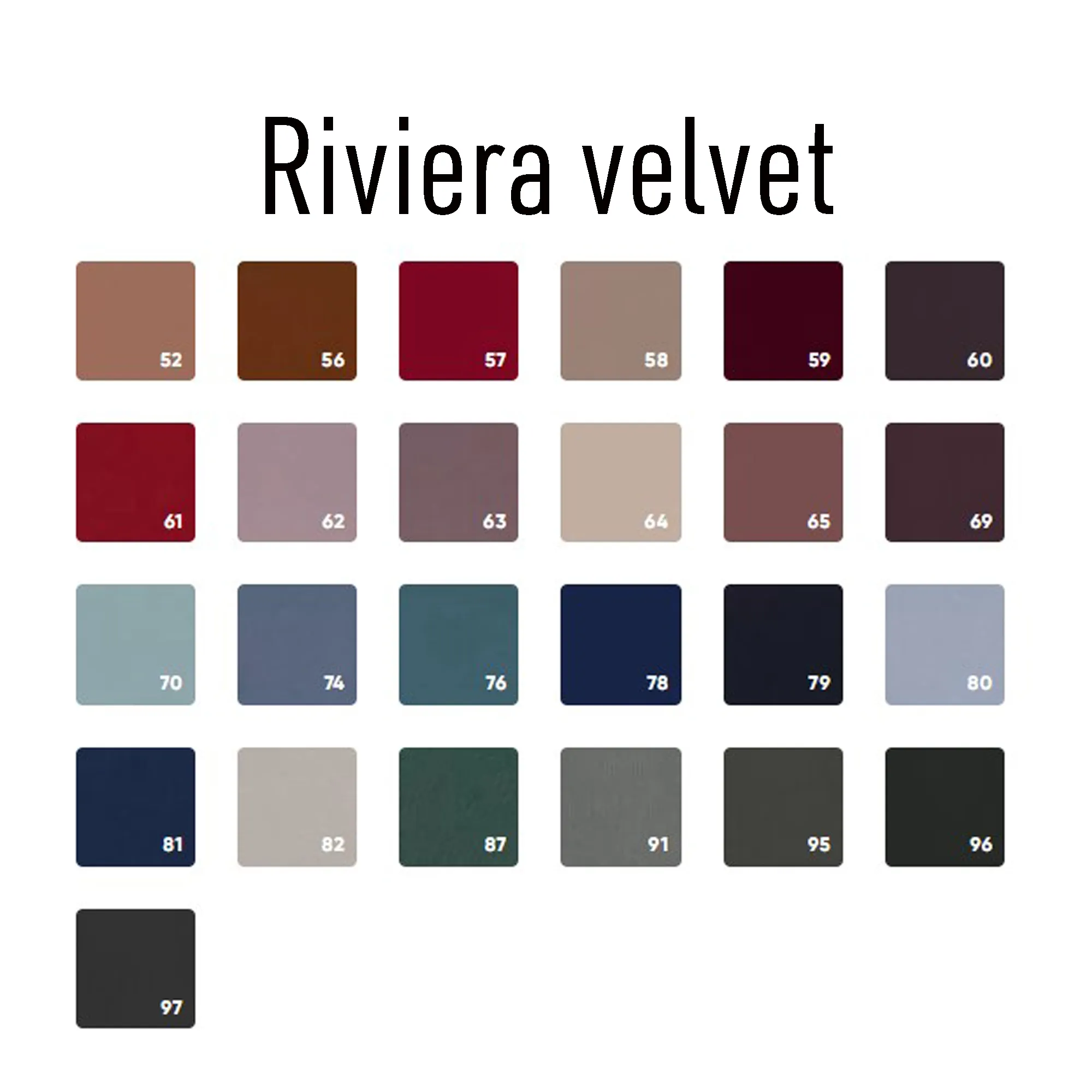 riviera 2 Bank Nena gecapitonneerd