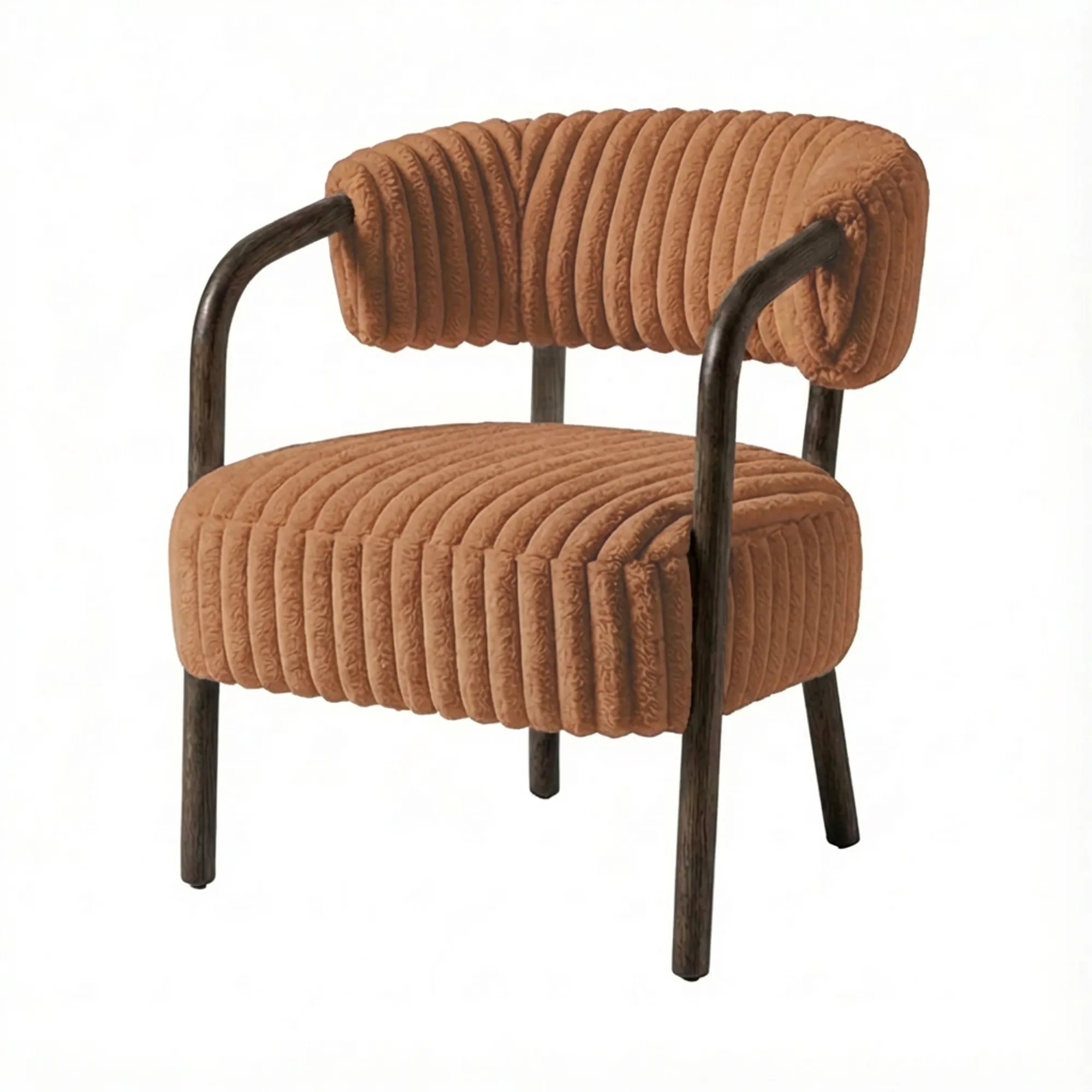 Fauteuil Noah roestbruin