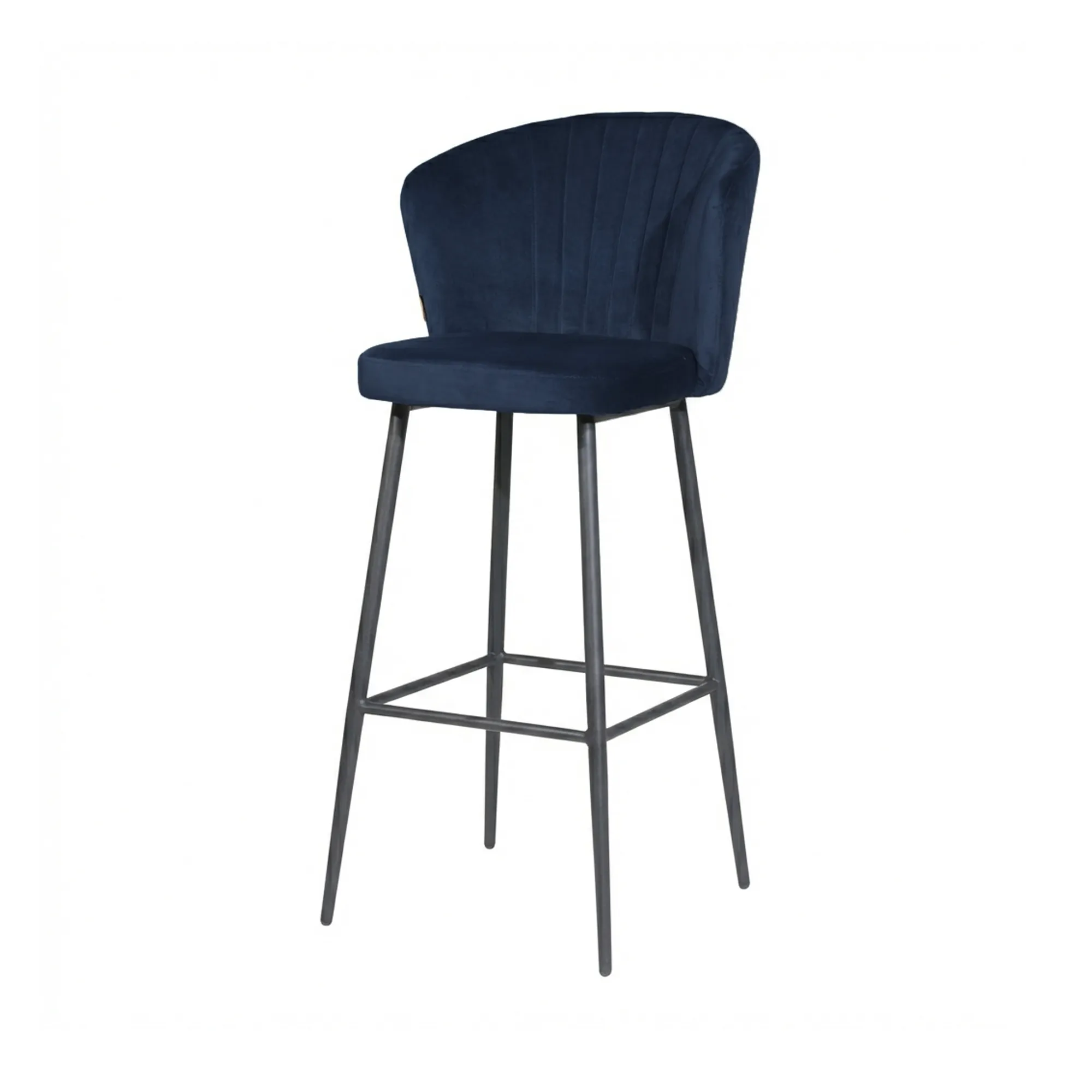 Barkruk Richmond donkerblauw Barkruk Richmond velvet donkerblauw